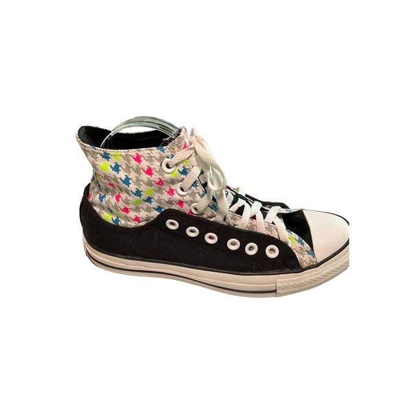 Converse Chuck Taylor Multi Color Splatter Black High Tops Women's‎ Size 8 - Picture 6 of 9